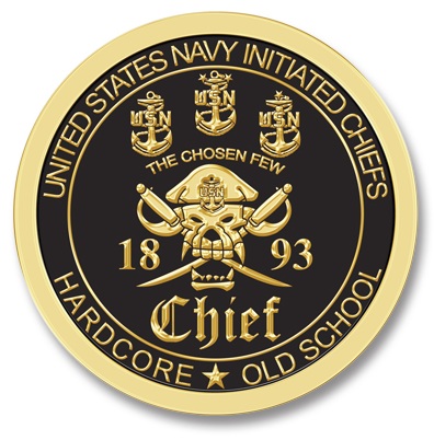 USN Master Chief Military Coins