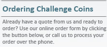 Ordering Challenge Coins