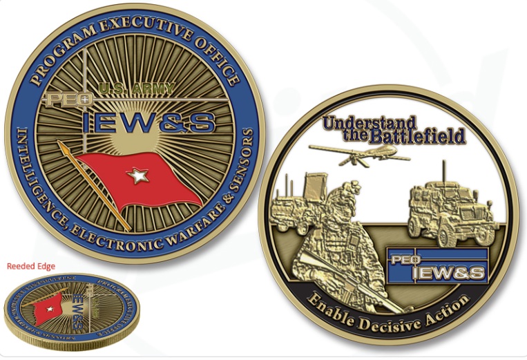 Army IEW&S Coins