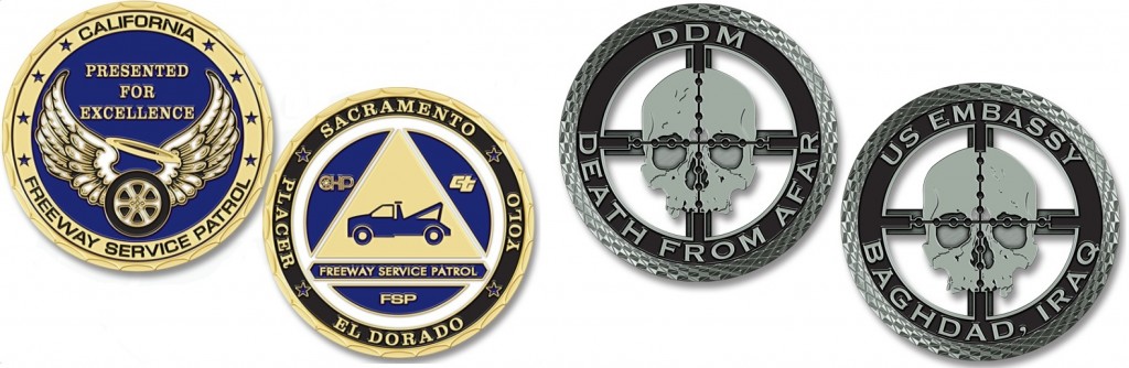 California Freeway Service Patrol Challenge Coins