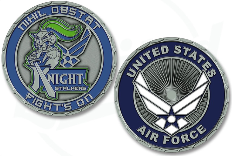 Knight Stalkers USAF Challenge Coins