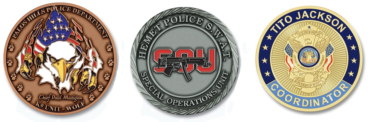 Law Enforcement Challenge Coins