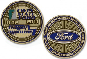 Twin State Ford Dealers Custom Coins