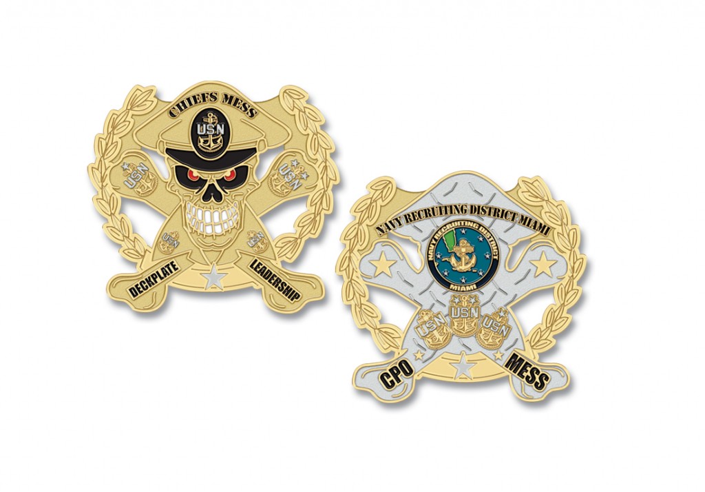 Chiefs Mess Navy Challenge Coin