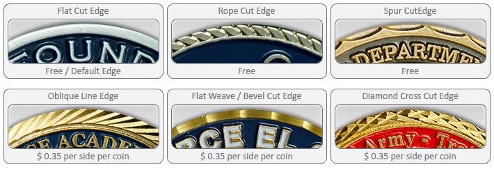 Custom Coin Edge Options