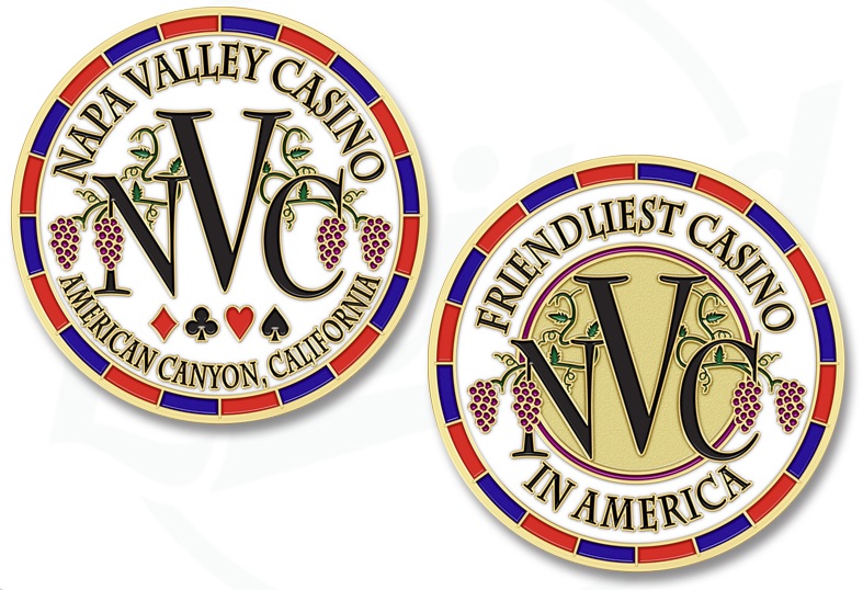 Napa Valley Casino Challenge Coins