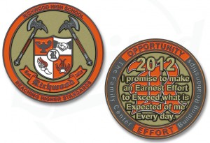 Richwood High Scool Challenge Coin