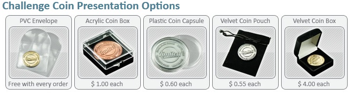 Coin Presentation Options