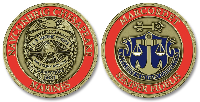 Edge Options for Military Challenge Coins